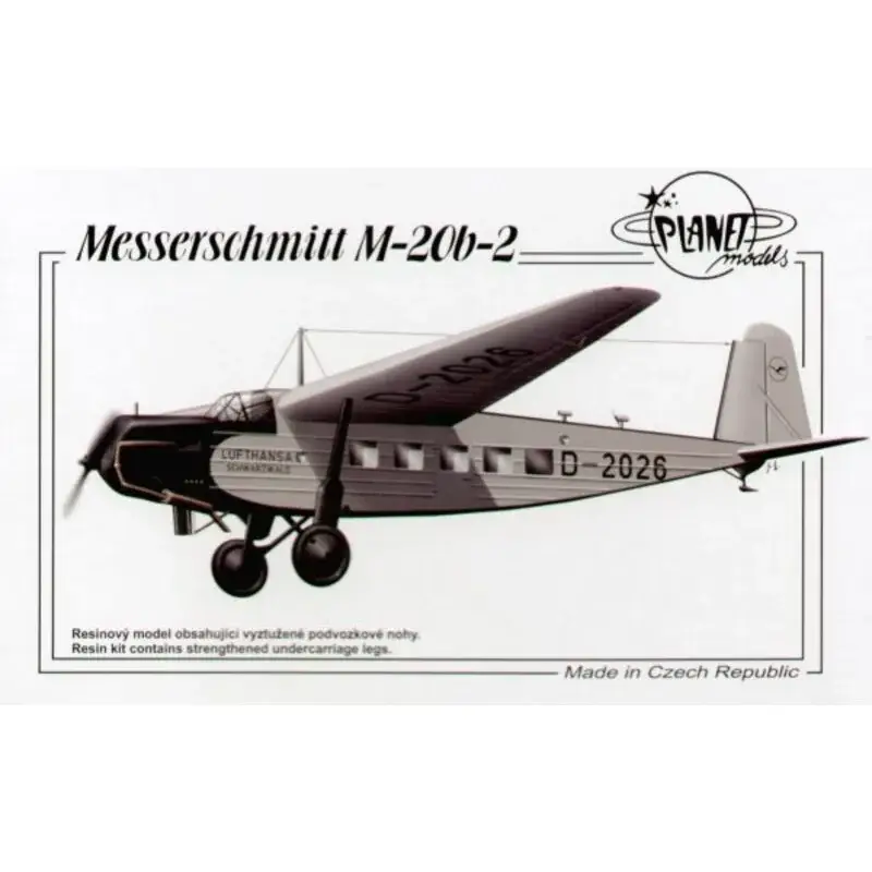 Express Levering Messerschmitt M-20b-2 One of the first designs of W.Messerschmitt was M-20 transport aircraft. Improved versions M-20b and M-20b