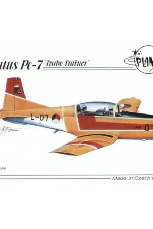 Pilatus Pc-7. Full resin kit of a trainer aircraft. Kit contains vacu canopy and decals for Dutch and Swiss aircraft. Must-Have