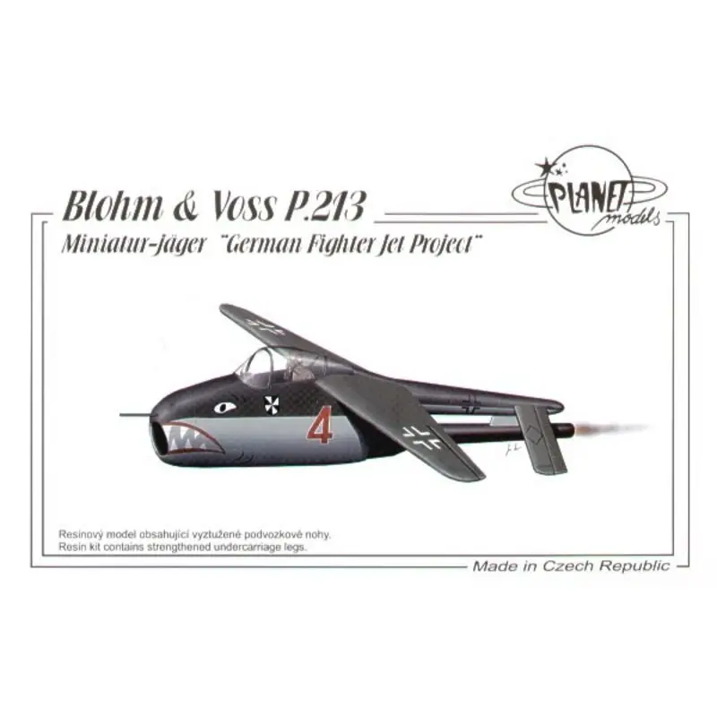 Blohm und Voss Bv P.213 Schaalmodel Snelle Levering