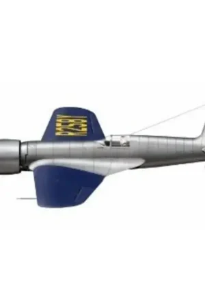 Hughes H-1 Racer Long wing version. Full-resin kit of racing and record breaking aircraft of H.Hughes. He broke the Transamerica Gereduceerde Prijs