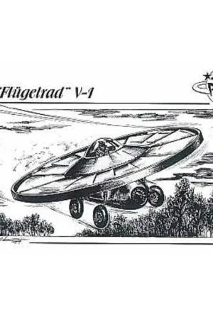 Uitverkoop BMW Flugelrad I prototype V-1 with etched intakes blades et Schaalmodel