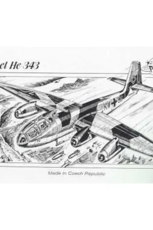 Laatste Versie Heinkel He 343 Schaalmodel