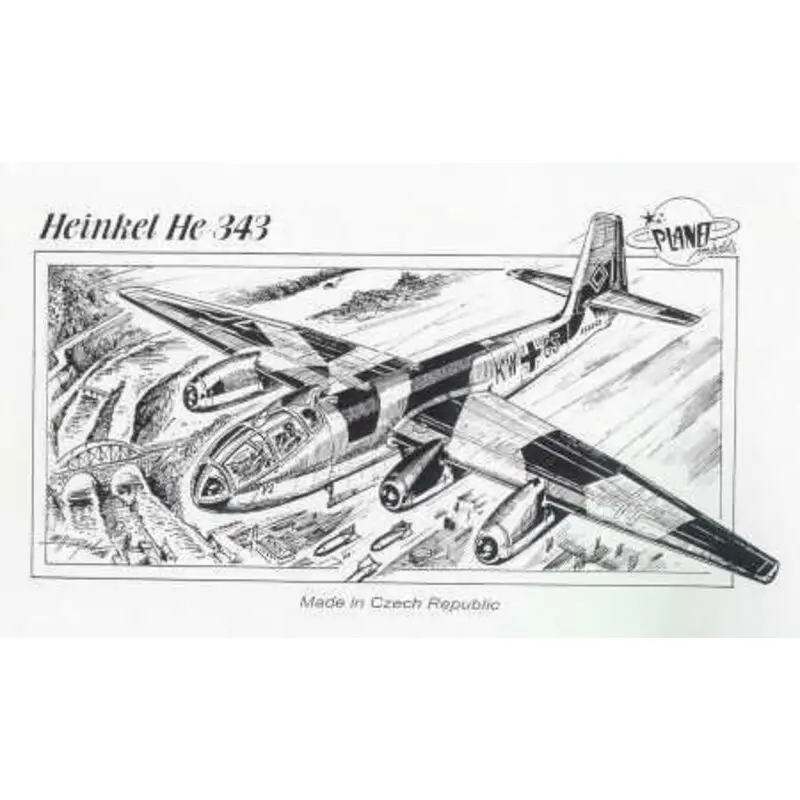 Laatste Versie Heinkel He 343 Schaalmodel