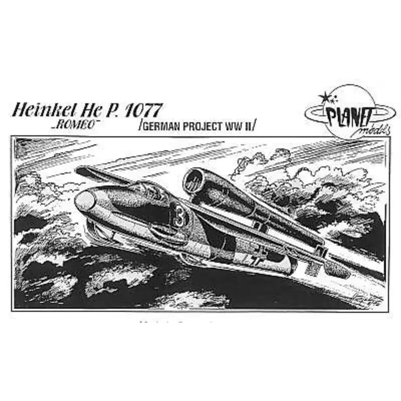 Heinkel He P 1077 Romeo Schaalmodel Alleen Vandaag