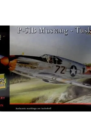 North American P-51B Mustang Tuskegee Airmen (Snap together) Schaalmodel Direct Verzonden