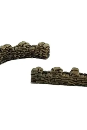 Aanbieding 28mm (Approx 1:48) Sand Bags 2x4 straight & 4x4 curve per pack