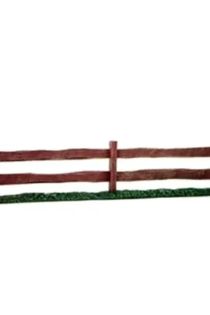 28mm (Approx 1:48) Wooden Fence 6 (15cm) straight x 6 per pack Meest Verkocht