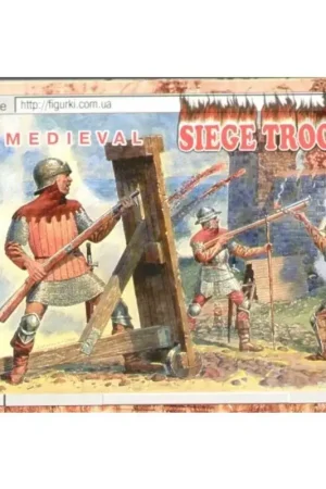 Direct Beschikbaar Medieval Siege Crew and Gunners Figuren