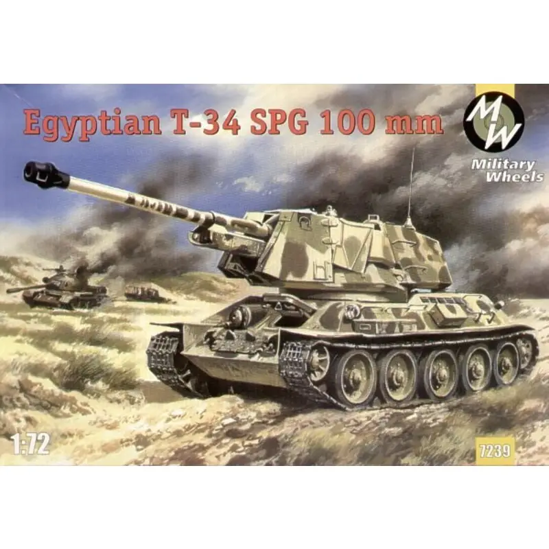 Egyptian T-34 SPG 100mm Schaalmodel Exclusieve Aanbieding
