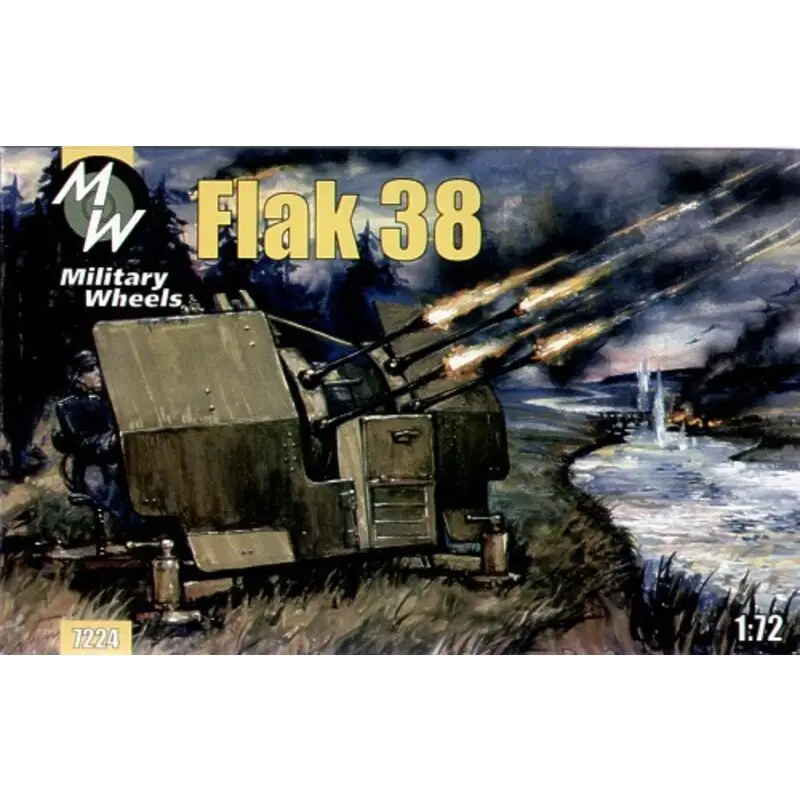 Superprijs Flak 38 German Schaalmodel