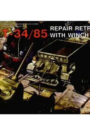 T-34/85 repair tractor with winch Schaalmodel Nieuw