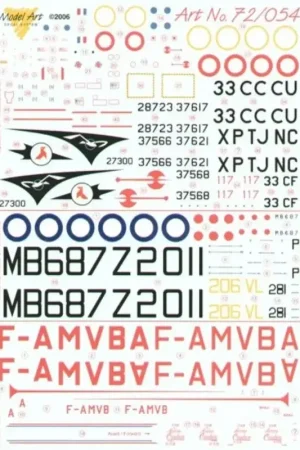 Sticker Fairey Firefly FR.1: (post-war part 1) 767NAS & 827NAS Royal Navy. Republic RF-84F Thunderflash ER1/33 ′Belfort′ ER2/33 Dagaanbieding