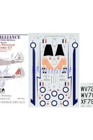 Sticker Percival Pembroke C 1 (3) WV729 RAFG Communications Squadron 1970s WV701 60 Sqd RAFG 1970s XF789 80 Squadron RAFG Beste Prijs