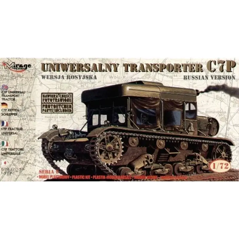 C7P Universal carrier with resin and photoetched parts Schaalmodel Betrouwbaar