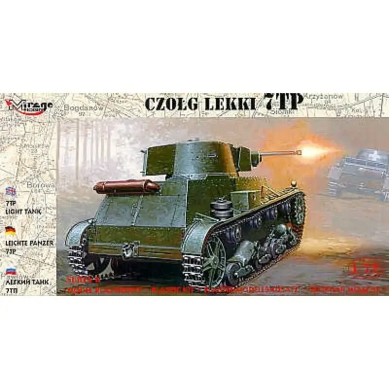 7TP light tank with one turret Schaalmodel Speciale Aanbieding