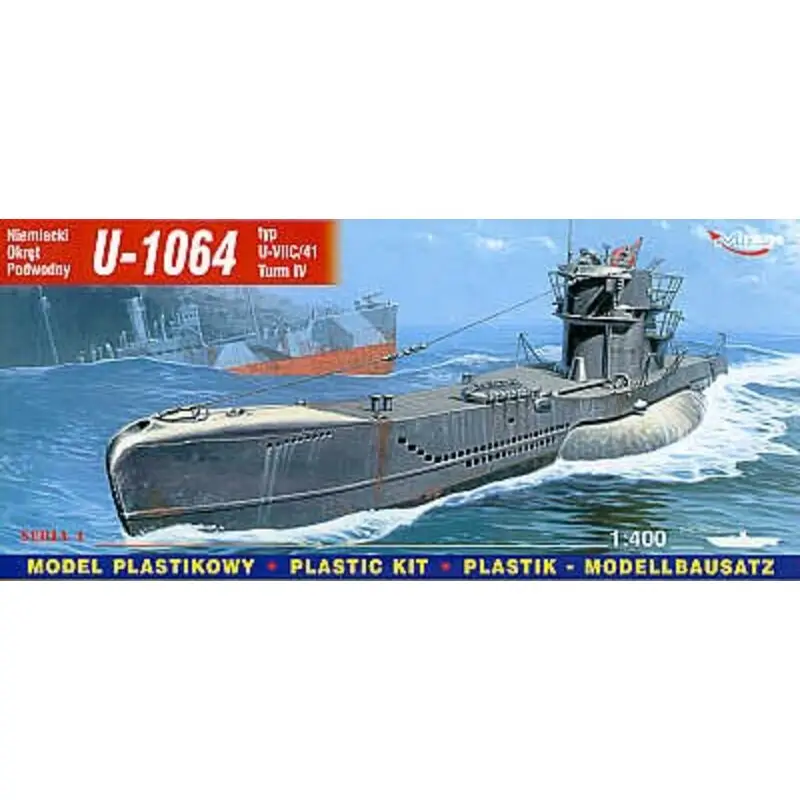 Aanbieding U-Boat U-1064 (VIIC/41) (submarine) Schaalmodel