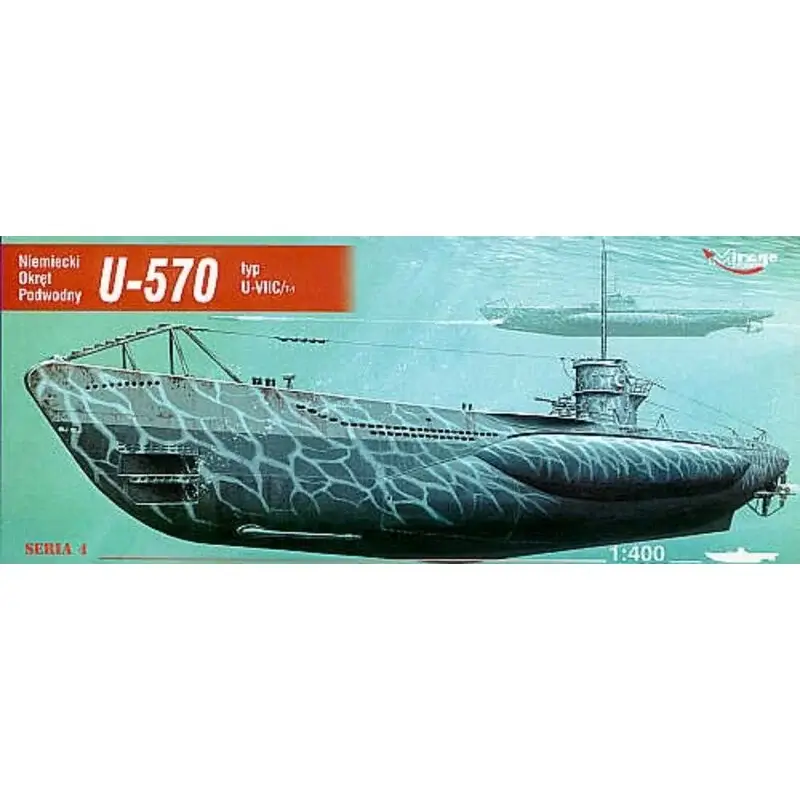 U-Boat U-570 typ U-VIIC (submarine) Schaalmodel Beperkt Aanbod
