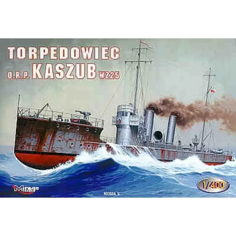 Finale Uitverkoop ORP Kaszub WZ.25 torpedo ship Schaalmodel