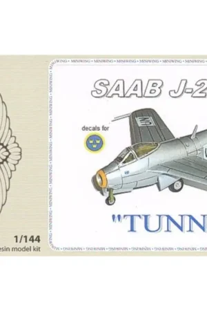 Saab J-29B Tunnan Schaalmodel Alleen Vandaag