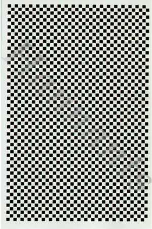 Alleen Vandaag Sticker 1/4 Black Checks Decal