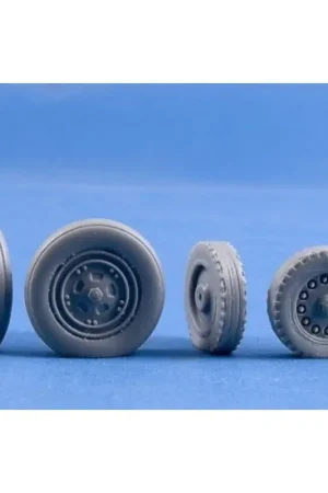 Vought A-7 Corsair II weighted resin wheels (toebehoren voor modelbouwsets van Trumpeter) Alleen Vandaag