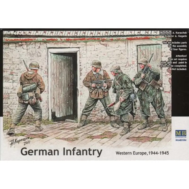 Bestel Nu German Infantry, Western Europe 1944-1945 Schaalmodel