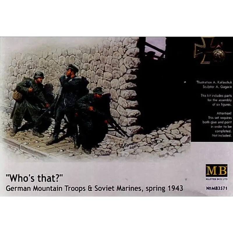 Whos that? German Mountain Troops & Soviet Marines spring 1943 Figuren Direct Verzonden
