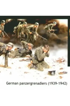 Panzergrenadiers 1939-42 x 7 figures Figuren Beperkte Voorraad