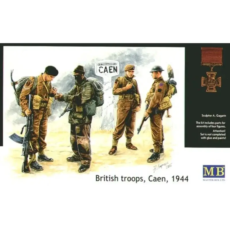 Populair British troops Caen 1944 Figuren