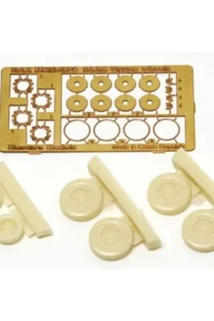 Saab J-37 Viggen wheels mains and nose. Resin & photoetch. (toebehoren voor modelbouwsets van Airfix and Esci) Koop Online