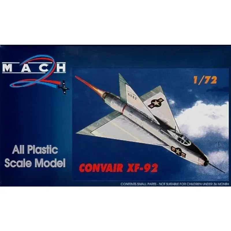 Finale Uitverkoop Convair XF-92 Dart Schaalmodel