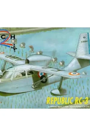 Uitverkoop Republic RC-3 Seabee. Decals for one French aircraft Schaalmodel