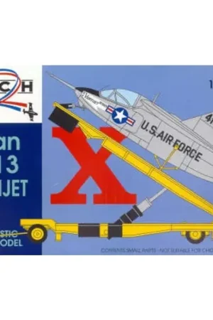 Ryan X-13 vertijet and launch trailer Schaalmodel Laatste Versie