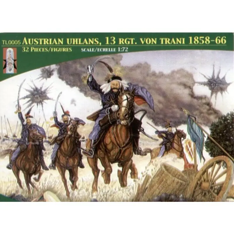 Rechtstreeks Van De Fabrikant Austrian Uhlans 13th Regiment of Von Trany 1858-66 Figuren