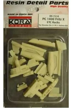 PC 140 Fritz X ETC racks for Dornier Do 217K-2 (toebehoren voor modelbouwsets van Italeri) Betrouwbaar