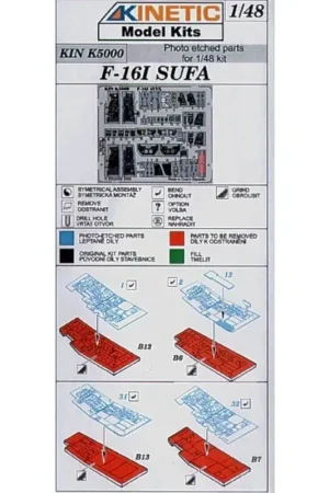 Finale Uitverkoop Lockheed Martin F-16I Sufa ′Storm′ (toebehoren voor modelbouwsets van Kinetic) Accessoire