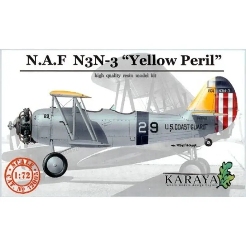 Koop Vandaag NAF N3N-3 Yellow Peril on wheels Schaalmodel