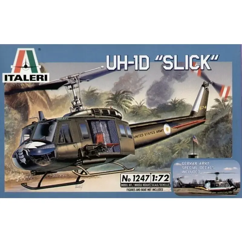 Bell UH-1D Slick Schaalmodel Op = Op