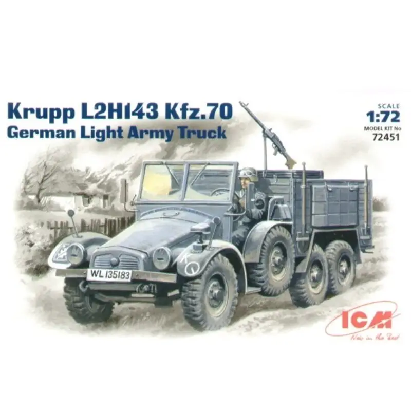 Weekendaanbieding Kupp L2H143 Kfz.70 German Light Truck Schaalmodel