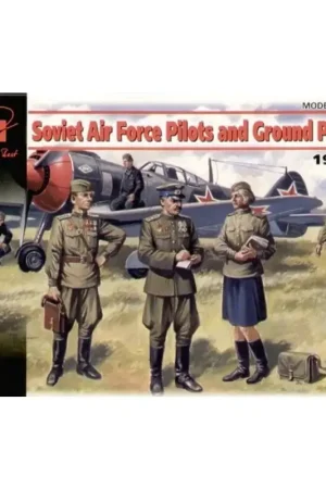 Beperkt Aanbod Soviet Air Force Pilots & Groundcrew Figuren