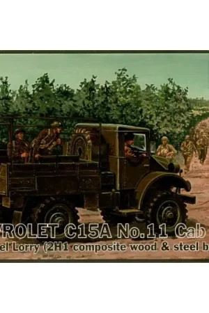 Chevrolet C.15A No.11 Cab Personnel Lorry (2H1 composite wood & steel body) Schaalmodel Populair