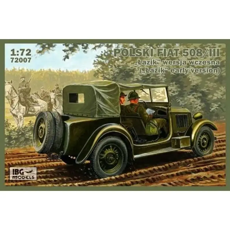 Bestel Nu Polski Fiat 508/III early version Jeep Schaalmodel