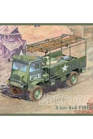 Koopje BedFord QLR 3 ton 4x4 Fire Tender Schaalmodel