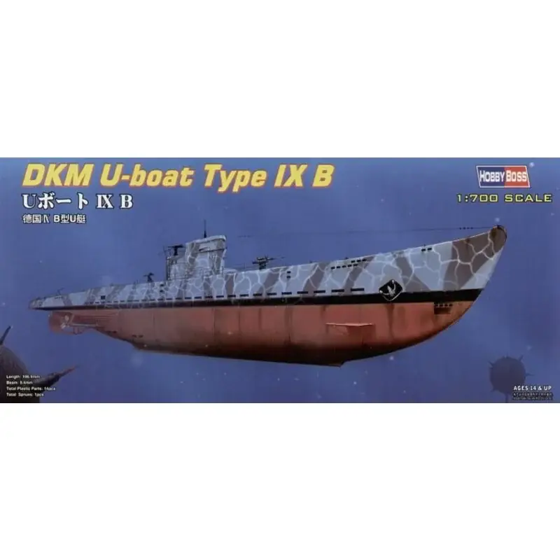 Lage Kosten DKM U-Boat Type 9B (submarines) Schaalmodel