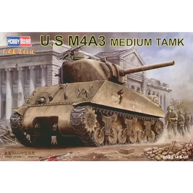 US M4A3 Tank Schaalmodel Favoriet