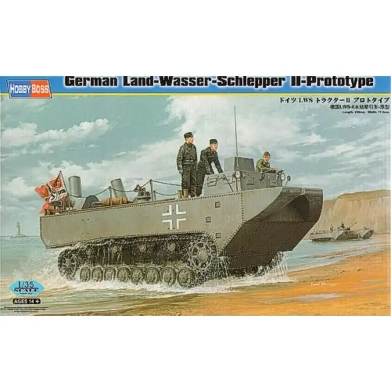 German Land Wasser Schlepper II - Prototype Schaalmodel Direct Beschikbaar