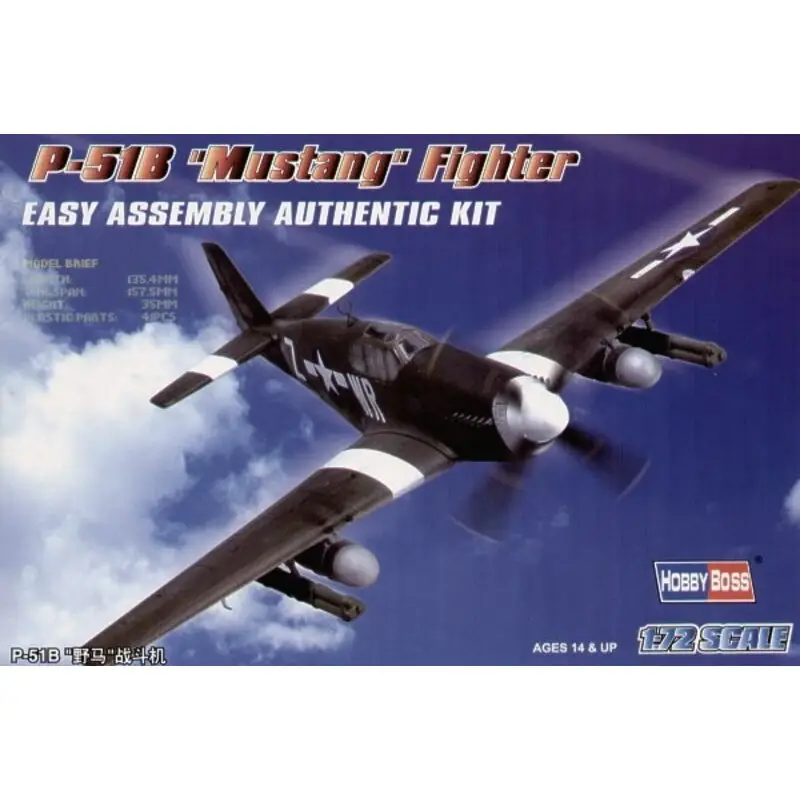 North American P-51B Mustang Schaalmodel Bestel Nu