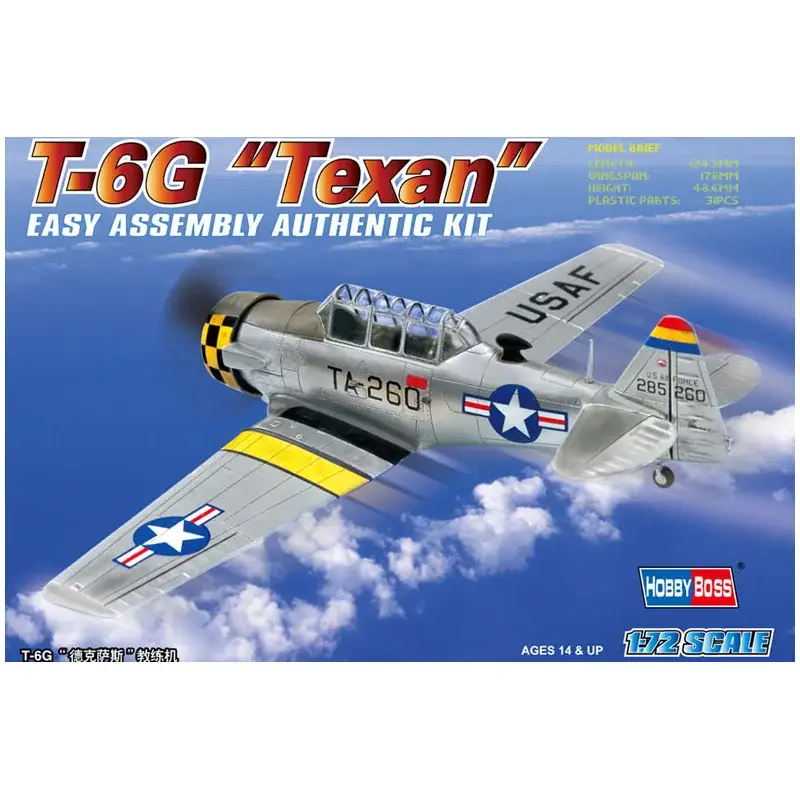 North American T-6G Texan Schaalmodel Veilige Betaling