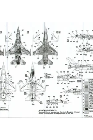 Sticker Lockheed Martin F-16C (4) 84-240 33TFS SW Shaw Air Force Base 64-212 33TFS in experimental desert camo Both Desert Storm Merkproduct