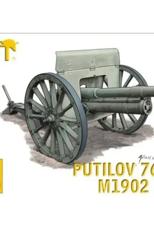 WWI Putilov 76mm Gun Figuren Laatste Versie